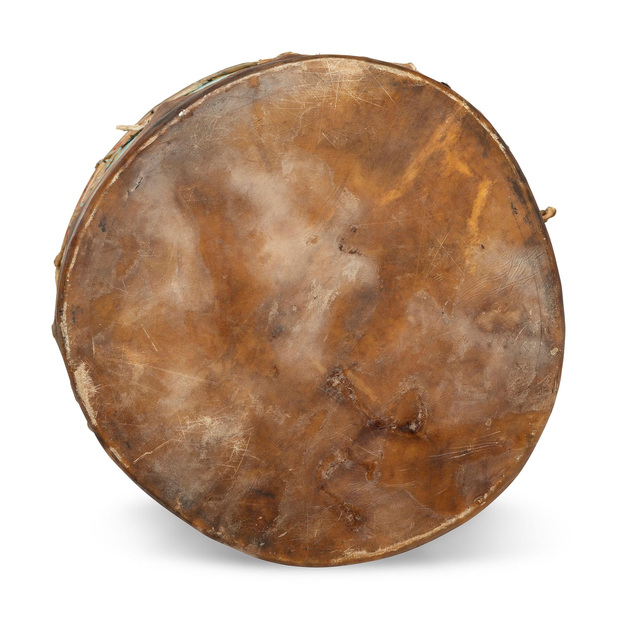 Pueblo Painted Drum