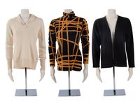 Three Designer Knit Tops: One Hermès Cardigan, One Hermès Turtleneck, One Loro Piana Sweater, 2000s