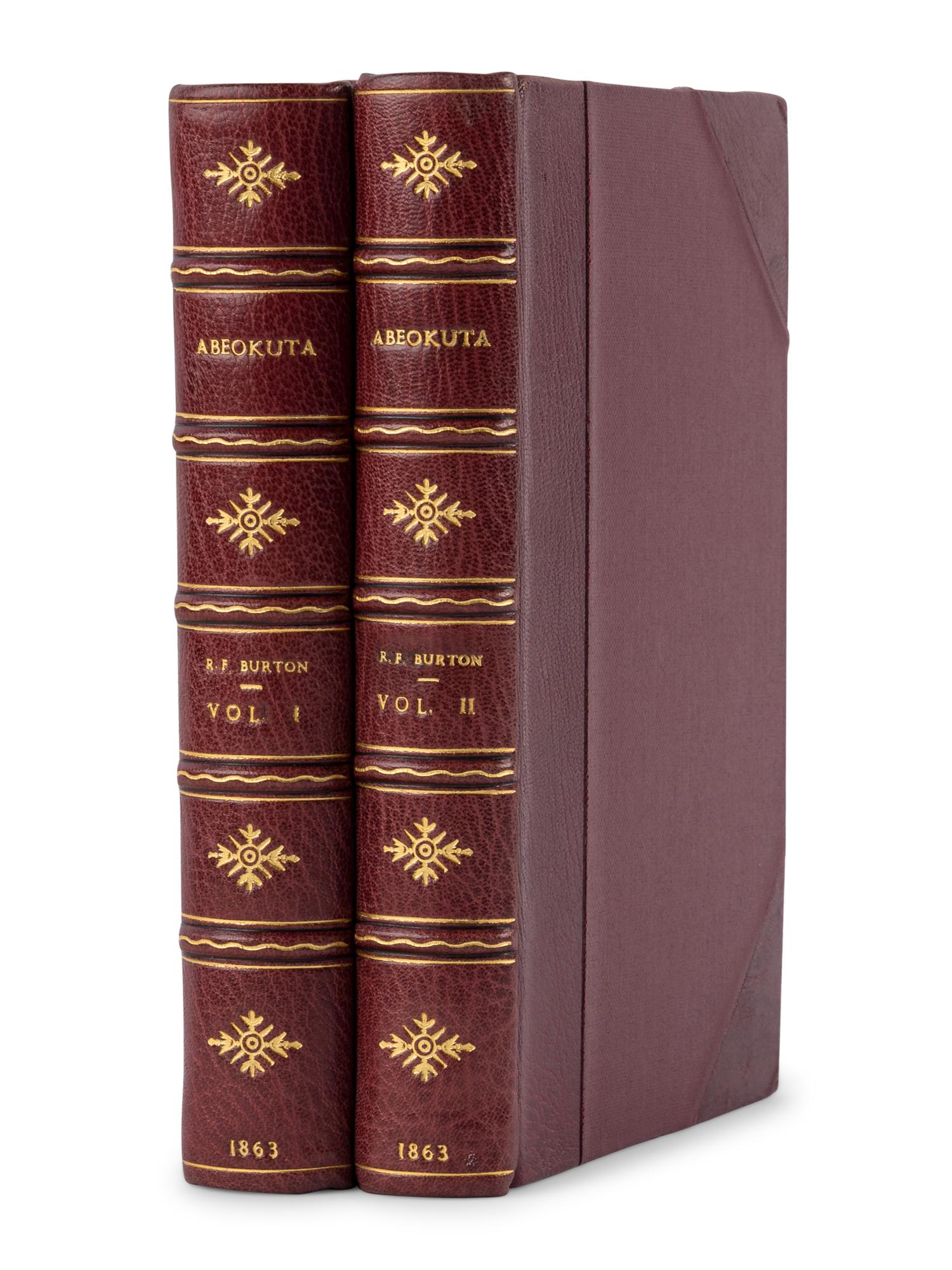 BURTON, Richard Francis, Sir (1821-1890). Abeokuta and the Camaroons Mountains. An Exploration . London: Tinsley Brothers, 1863.