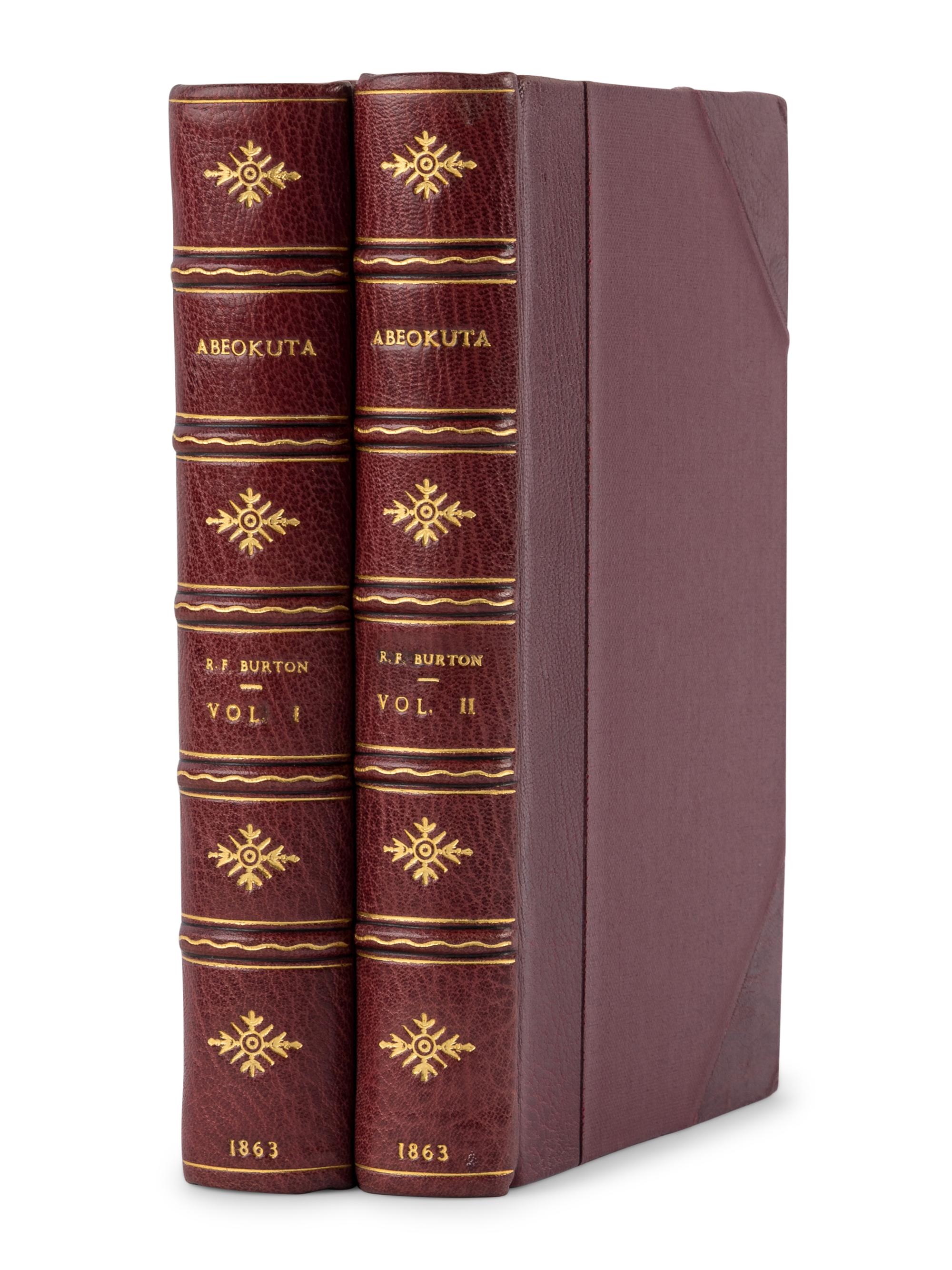 BURTON, Richard Francis, Sir (1821-1890). Abeokuta and the Camaroons Mountains. An Exploration . London: Tinsley Brothers, 1863.