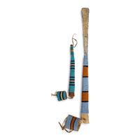 Northern Plains Beaded Hide Awl Cases