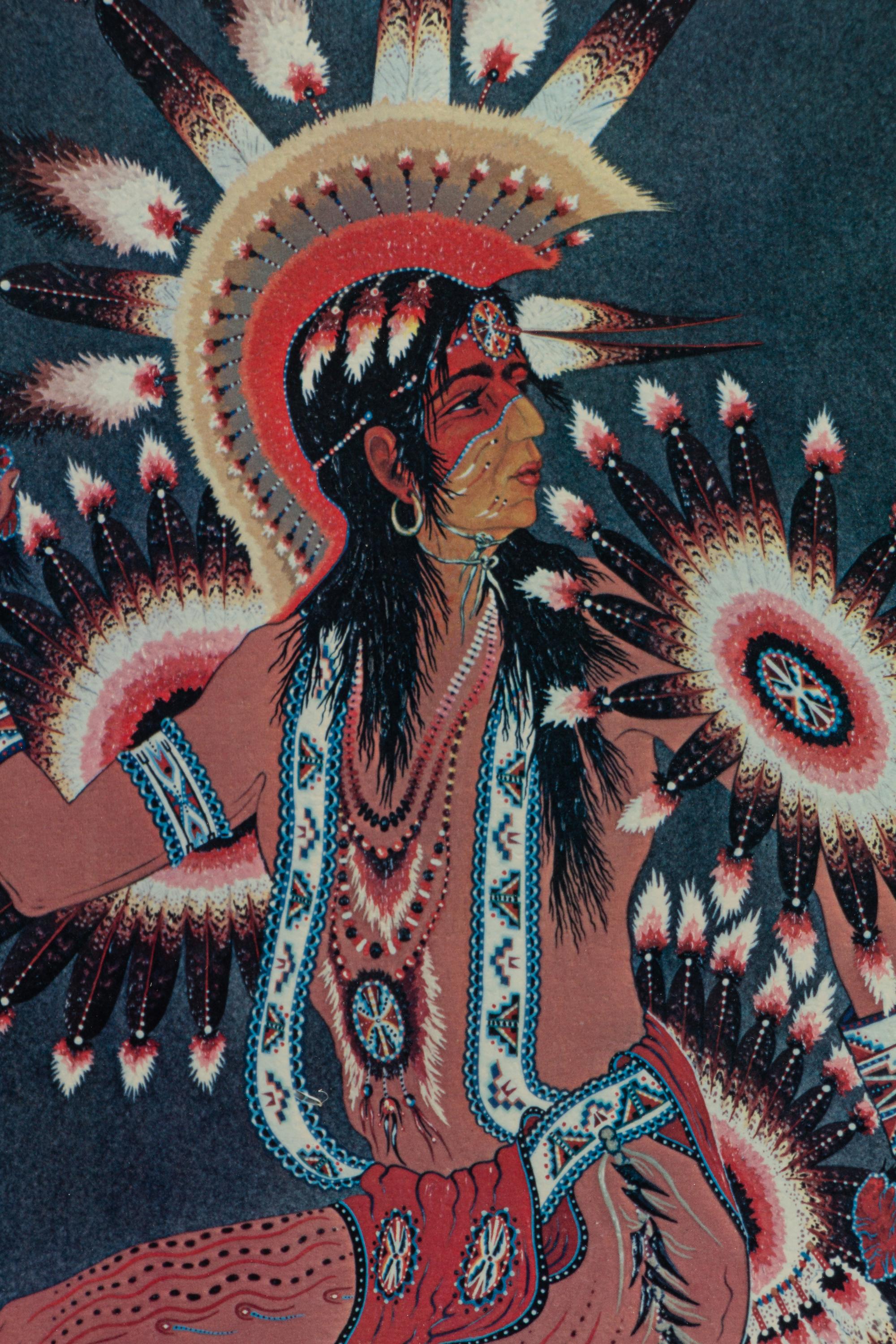 Two Works: Ceremonial War Dancer, Dancing in the Scalps