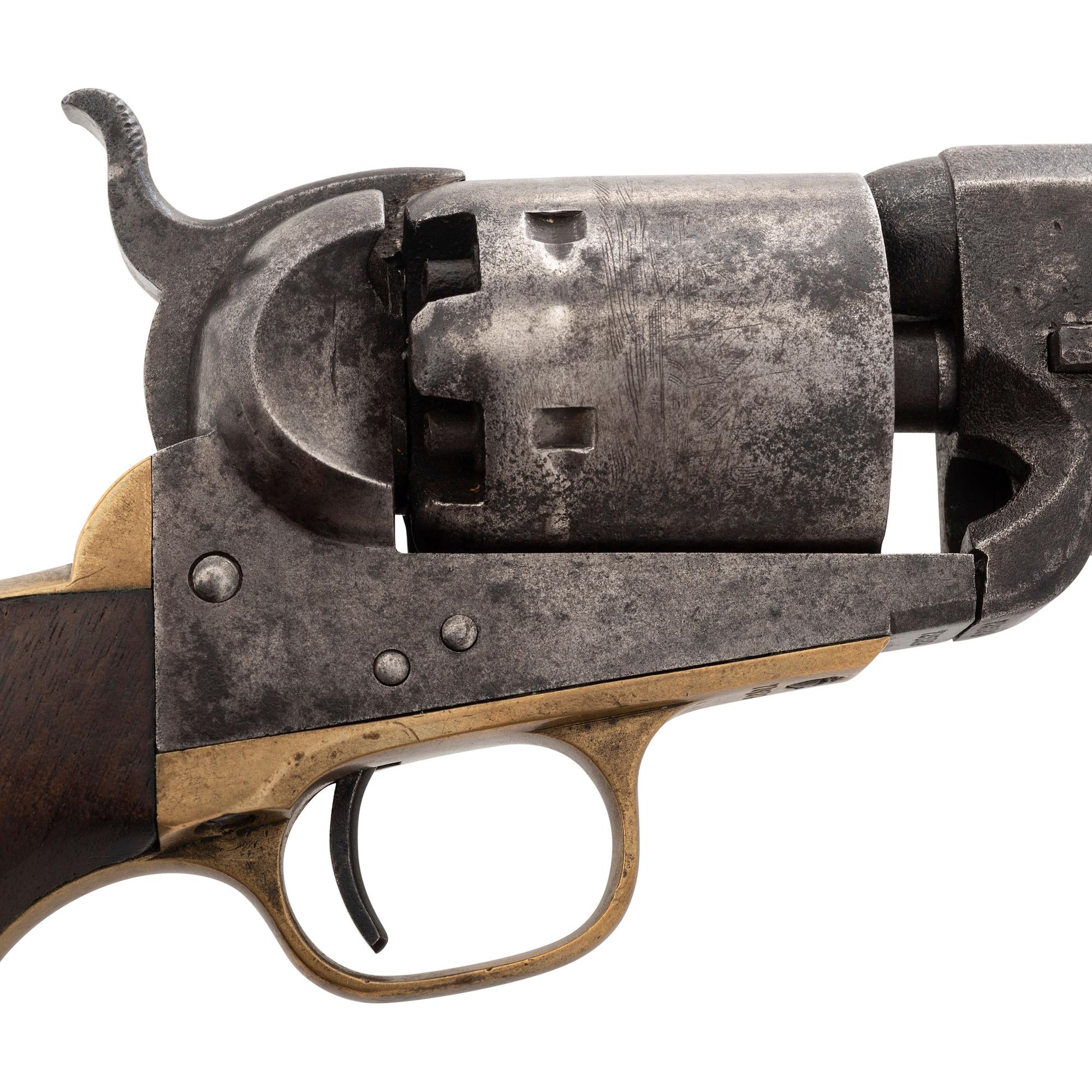 Colt Model 1851 Navy Revolver Presented by the American Express Co. to F.S. Church, who later became a famous artist