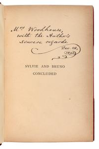 DODGSON, Charles Lutwidge ("Lewis Carroll") (1832-1898). Sylvie and Bruno. - Sylvie and Bruno Concluded. London: Macmillan, 1889, 1893.