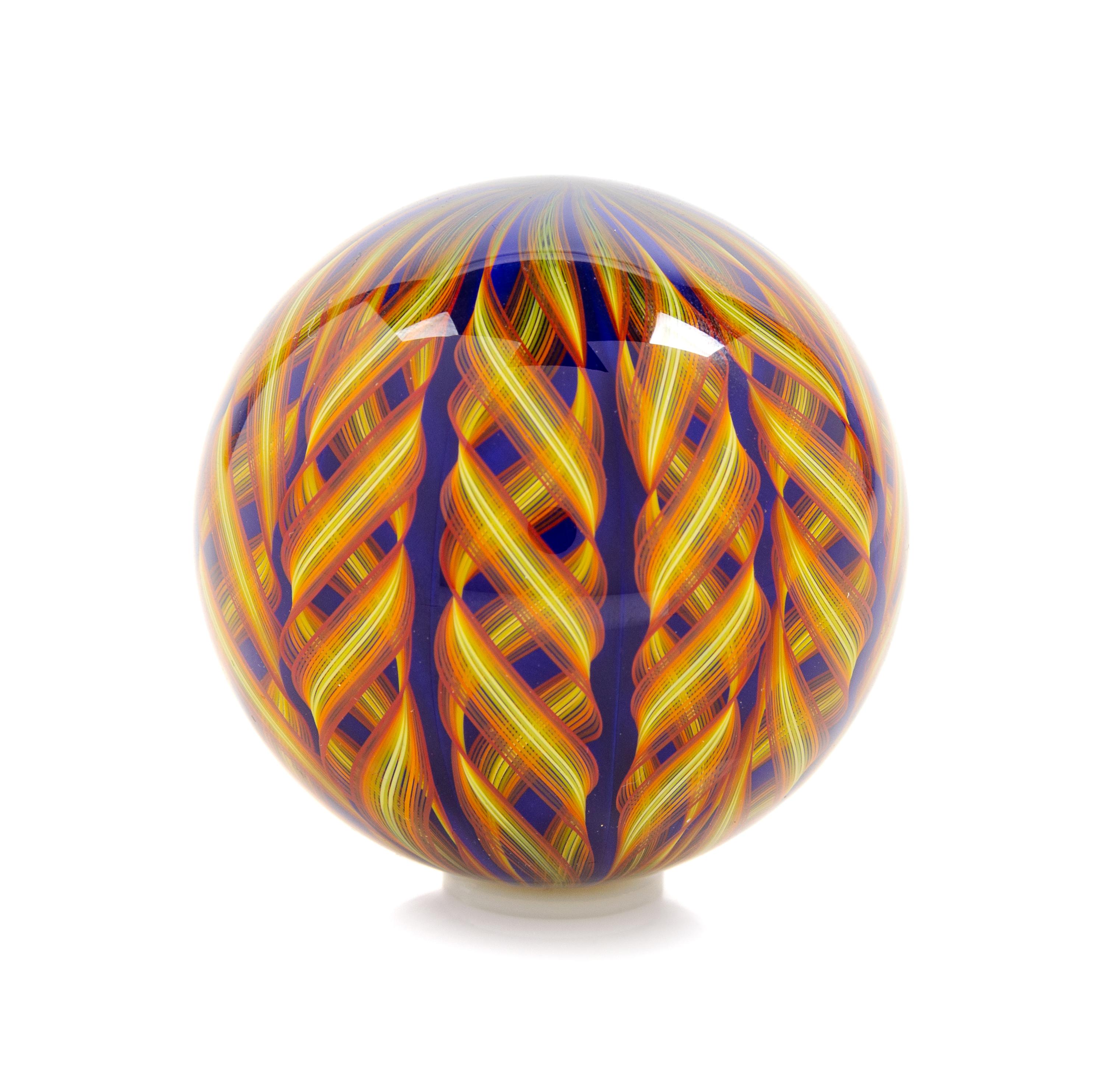 Mark Matthews, (American, b. 1948), Large Art Glass Marble