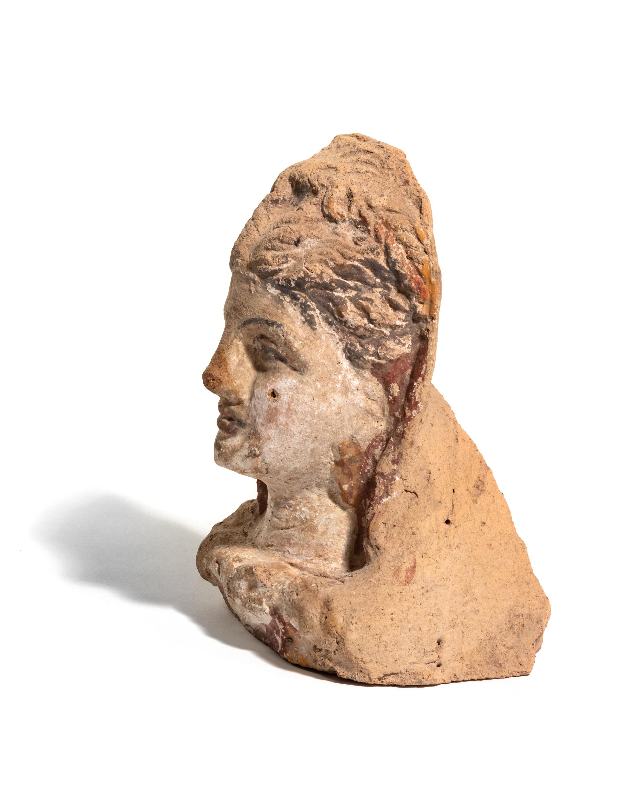 A Greek Terra Cotta Antefix