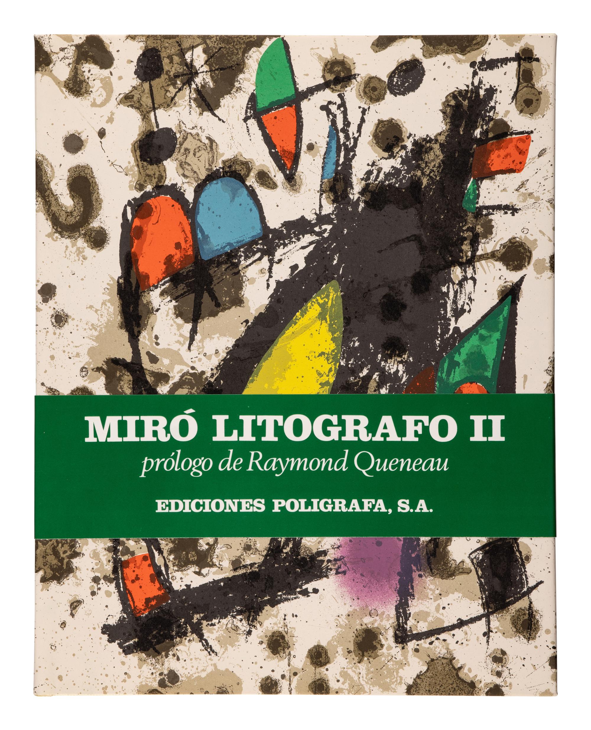 [ARTIST'S BOOK] -- MIRÓ, Joan (1893-1974). Joan Miró Litografo. Barcelona: Ediciones Poligrafa, 1972, 1975, 1977.