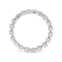 DIAMOND CIRCLE BROOCH