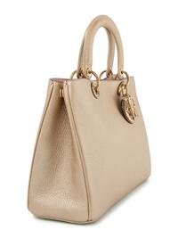 Christian Dior Gold Leather Medium Diorissimo Bag, 2014