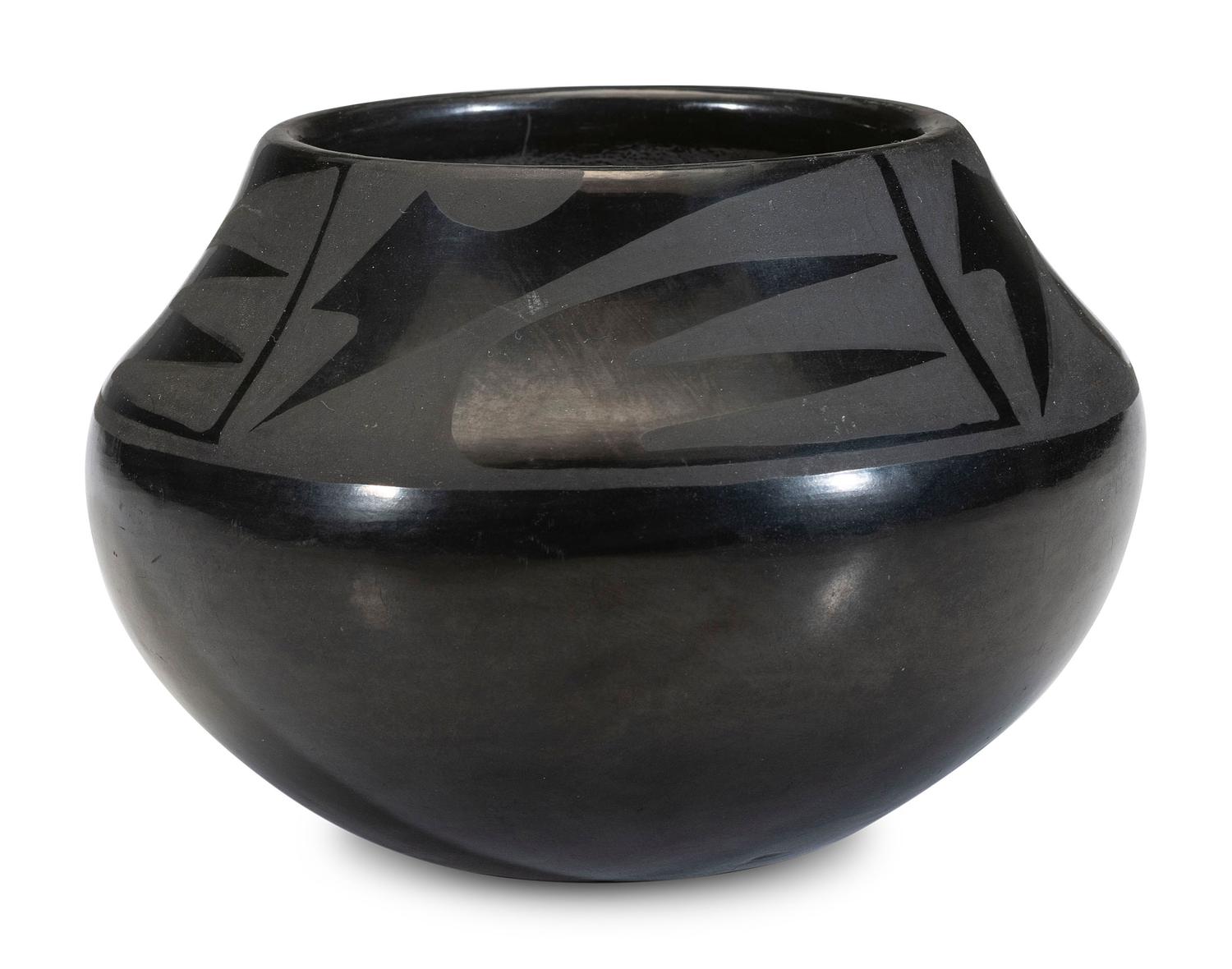 Blackware Pottery Jar