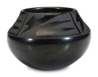 Blackware Pottery Jar