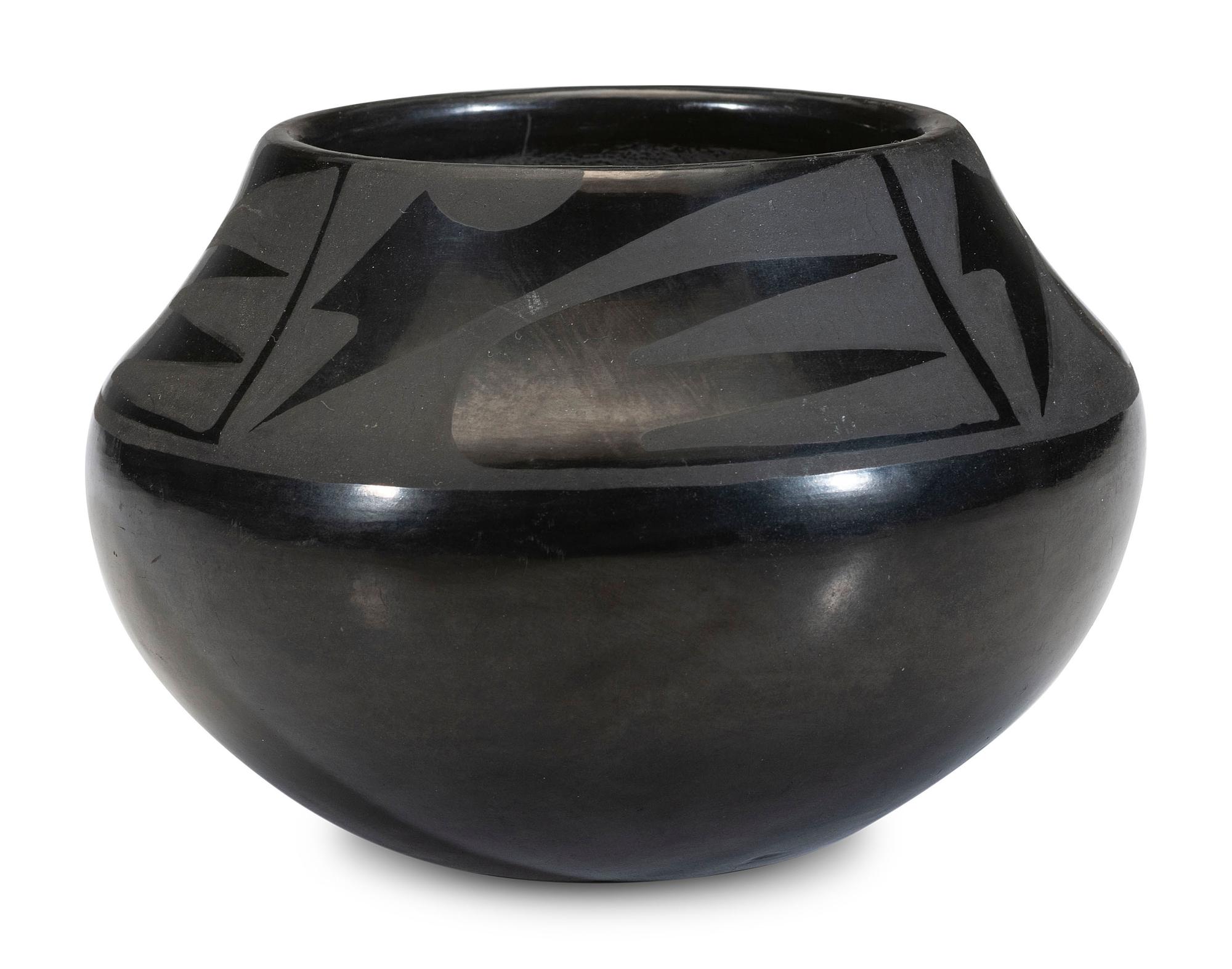 Blackware Pottery Jar