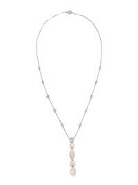 ANTIQUE, DIAMOND LAVALIER NECKLACE