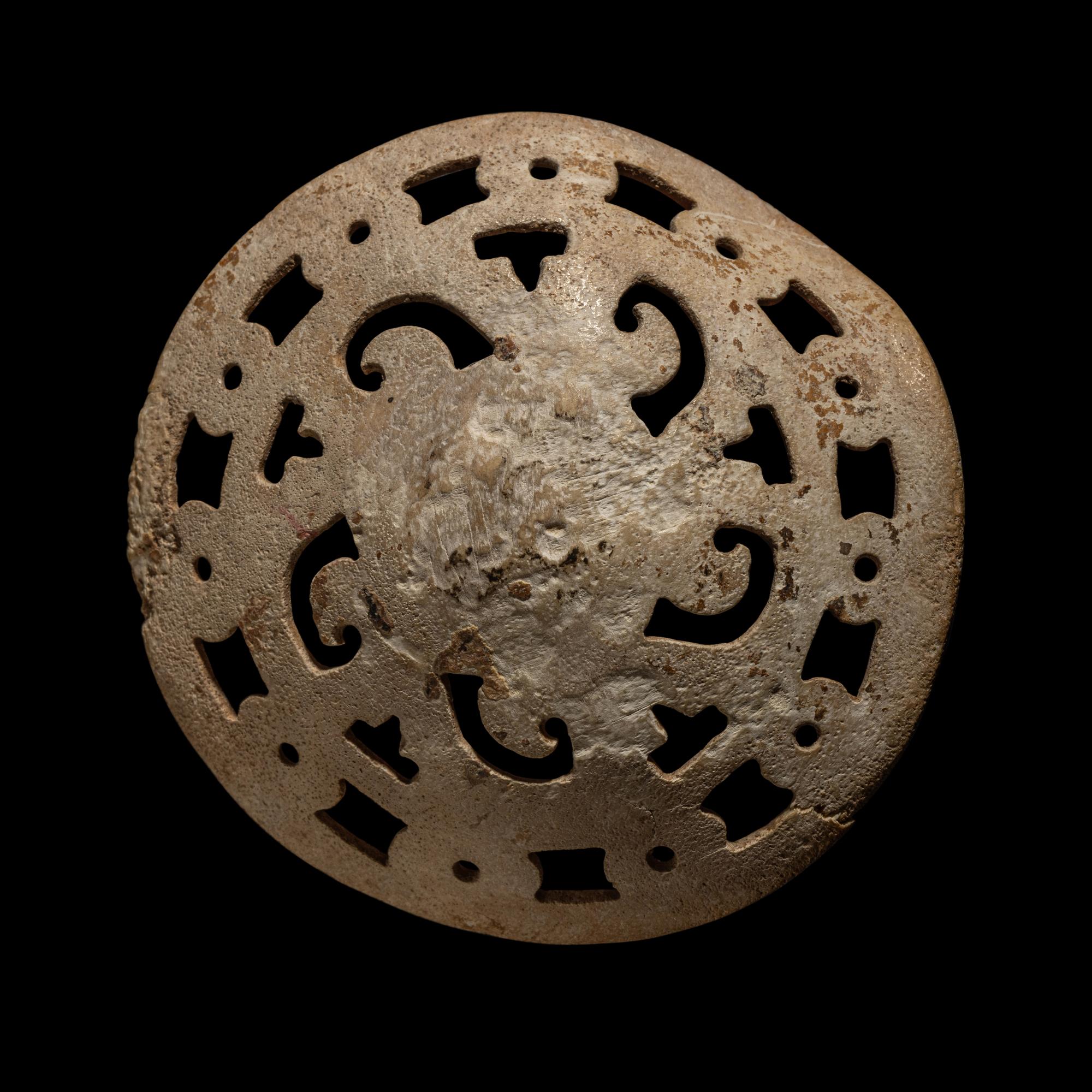 A Pair of Mixtec Roundels