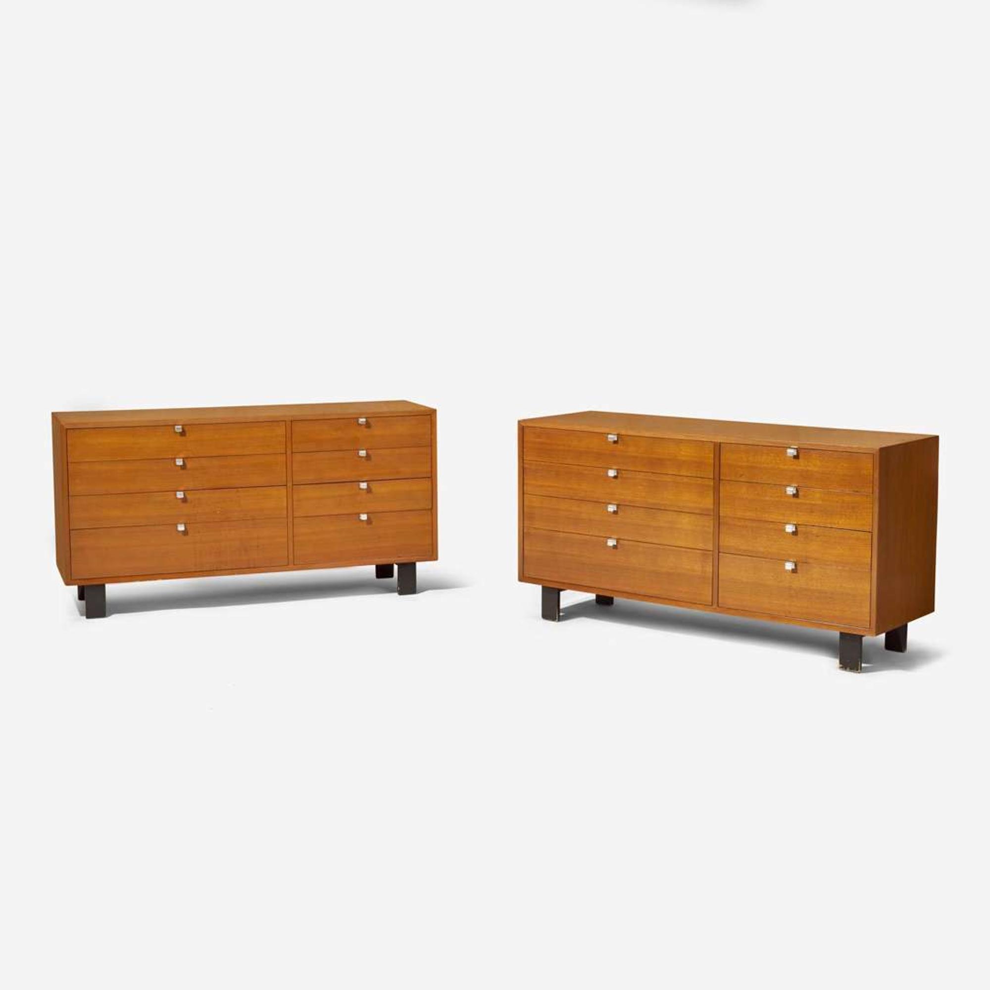 George Nelson (American, 1908-1986) Pair of Chests of Drawers, Herman Miller, USA, circa 1950s