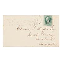 [Chicago Fire]. A large archive of letters, documents, tokens, and ephemera related to the Great Fire.