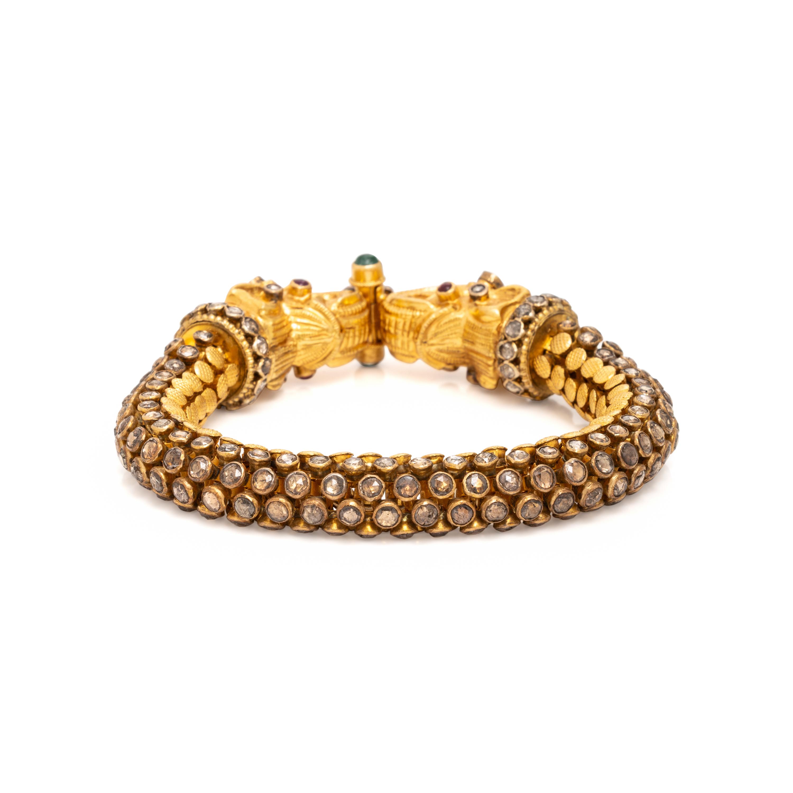 Mughal Style Multigem Bracelet