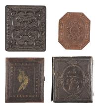 [CIVIL WAR]. A group of 4 ambrotypes and tintypes of Union soldiers, comprising: