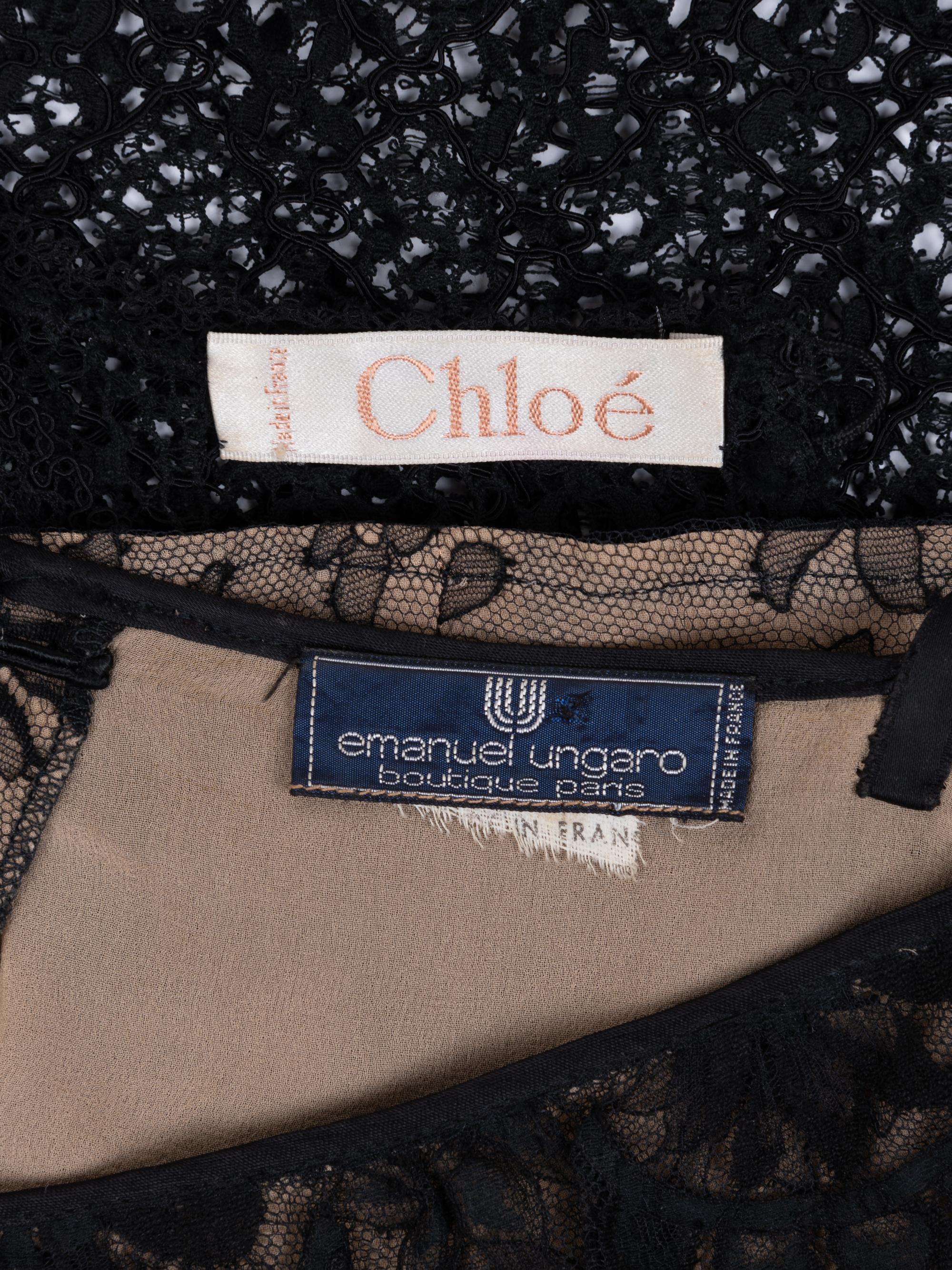 Seven Designer Separates: Three Chloé, Two Hermès, One Ungaro, and One Dior, 1980-2000s