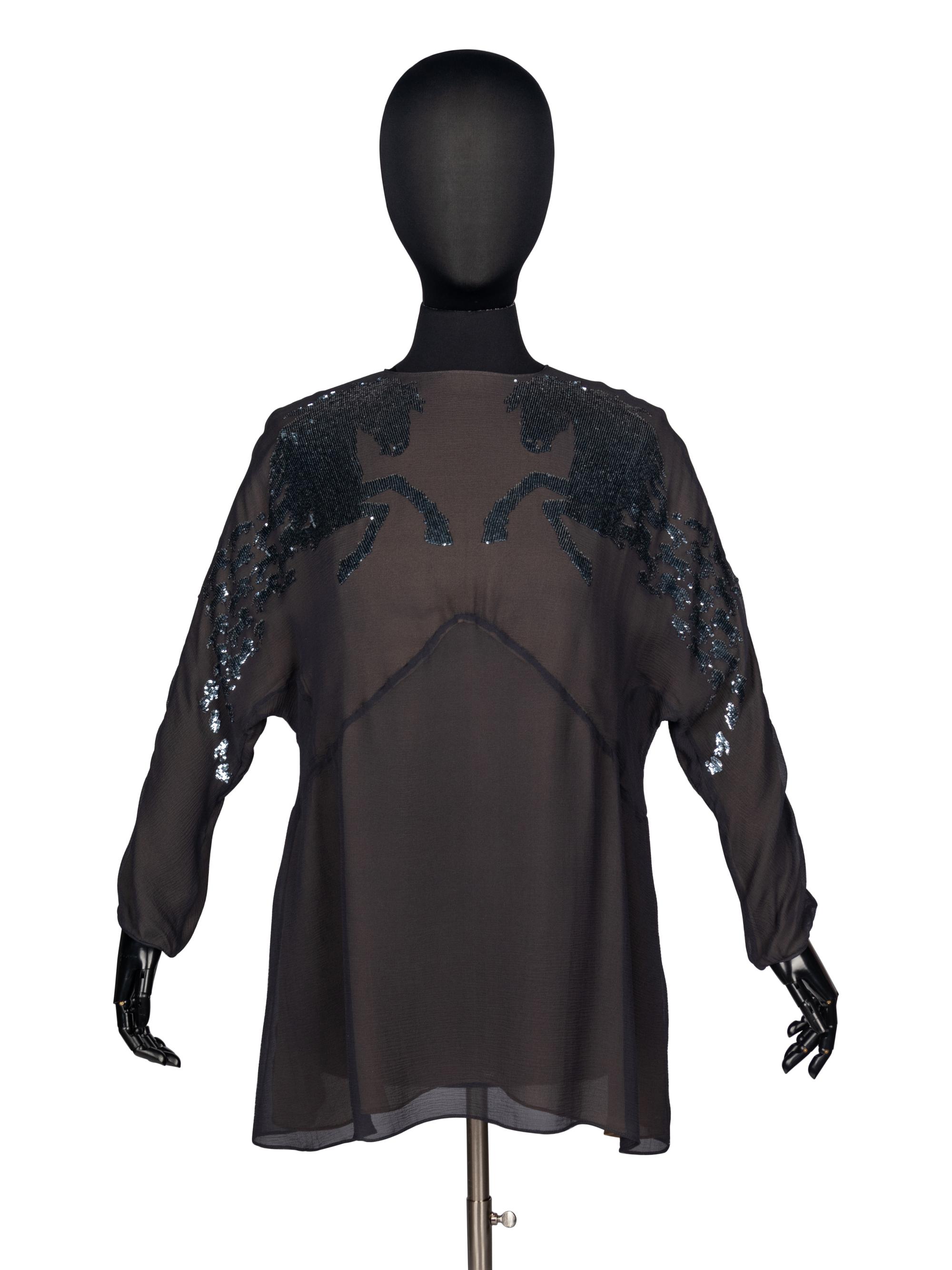 Chloé Sequined Horse Blouse, 2001