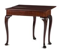 A George III Carved Mahogany Games Table
