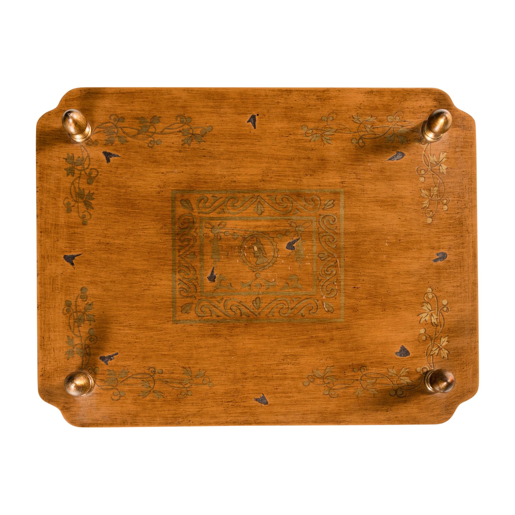 A Regency Style Painted Side Table