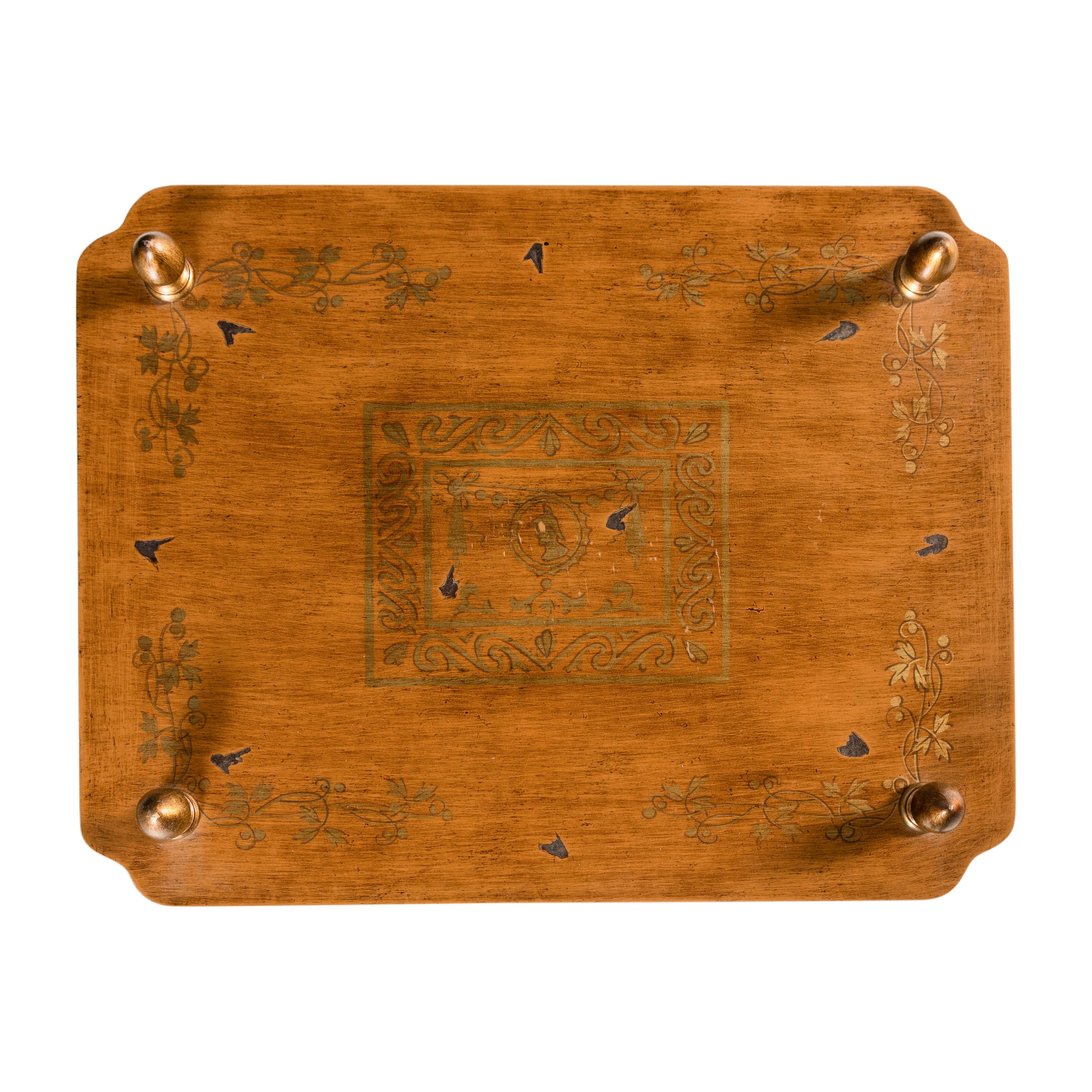 A Regency Style Painted Side Table