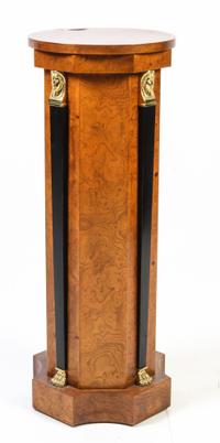 An Empire Style Gilt Metal Mounted Pedestal Height 31 3/4 inches. — 20TH CENTURY