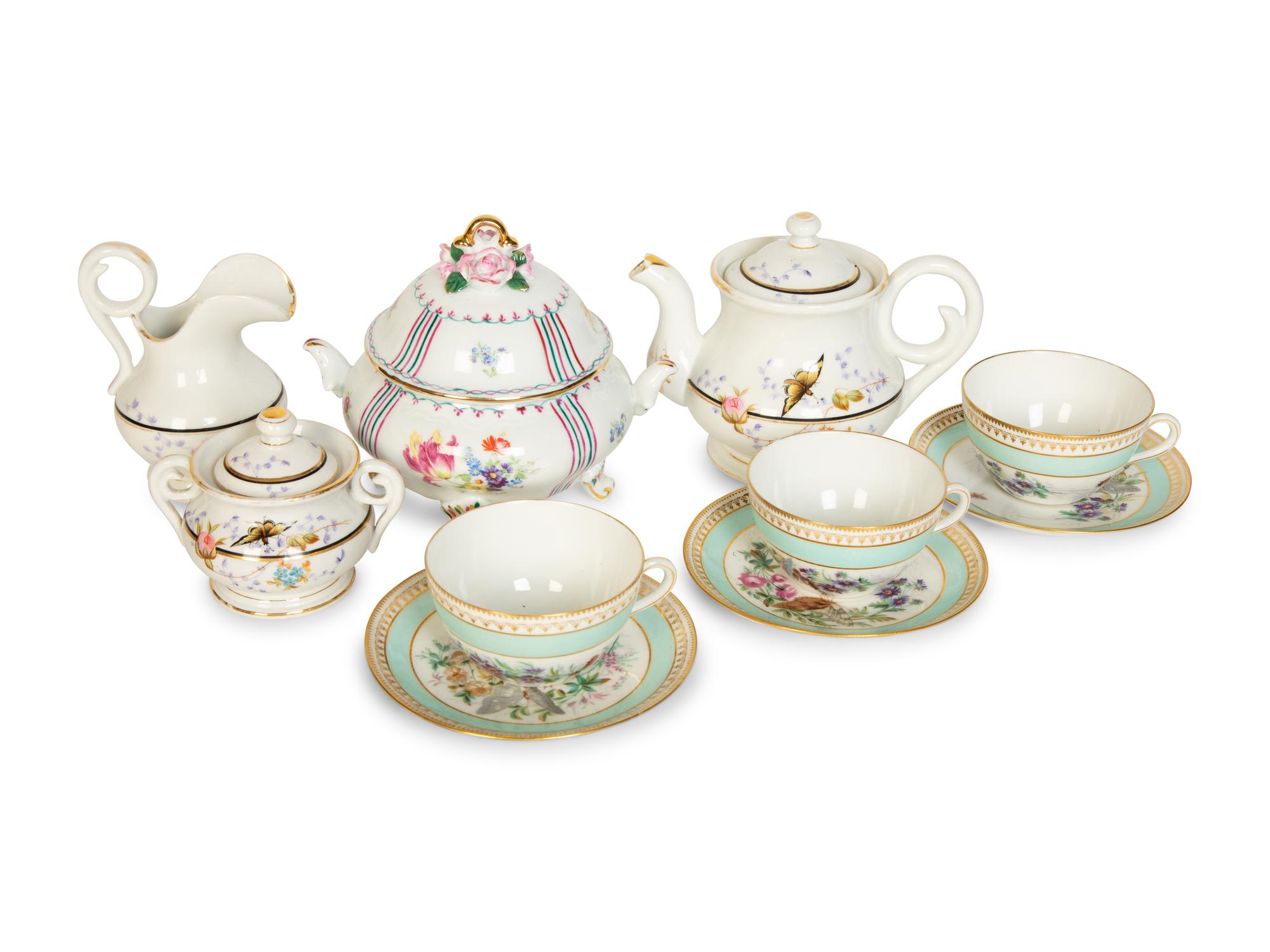 A Group of Royal Bavarian and Continental Porcelain Articles