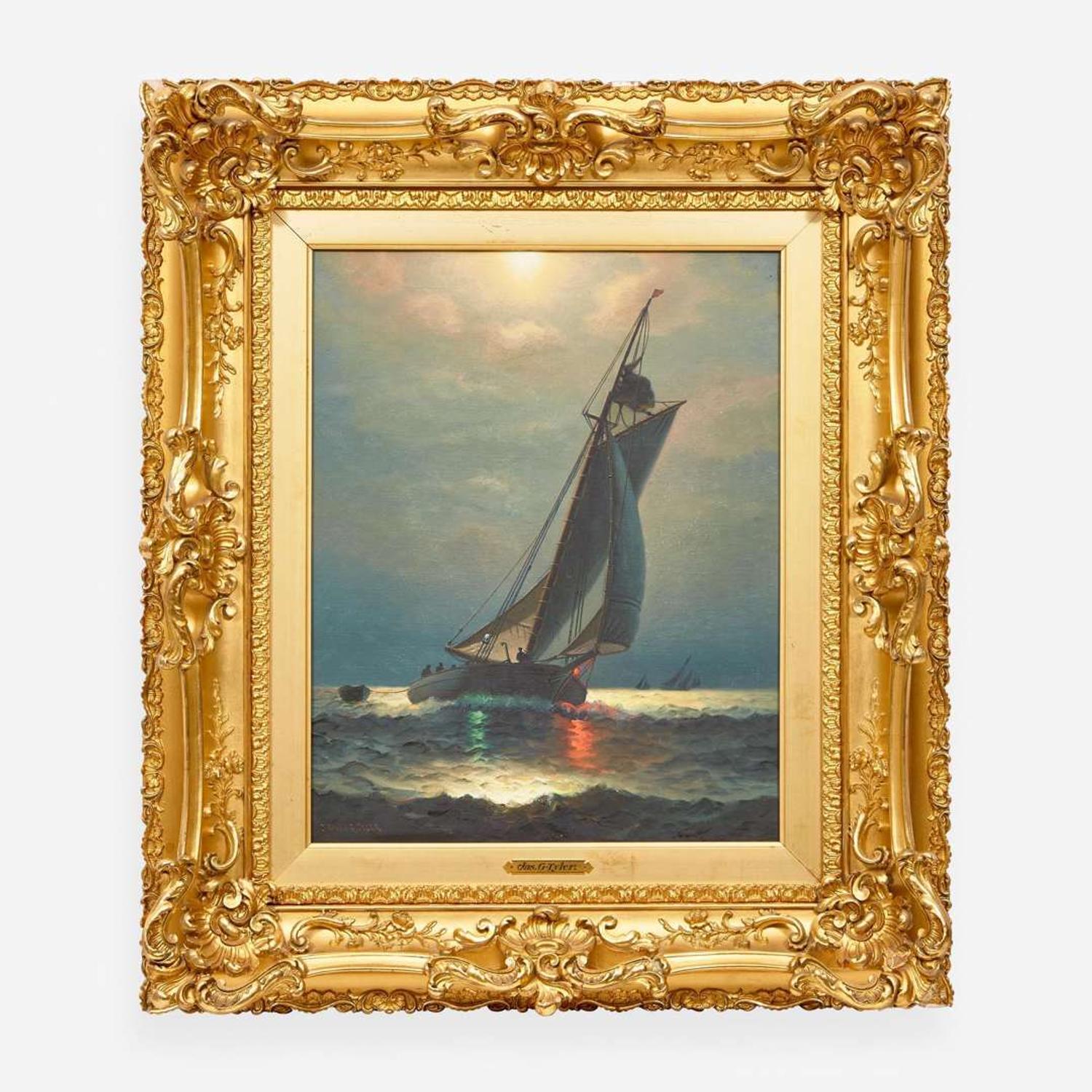 James Gale Tyler (American, 1855–1931) Sailing at Night