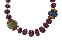 Iradj Moini Ear Clips and Necklace