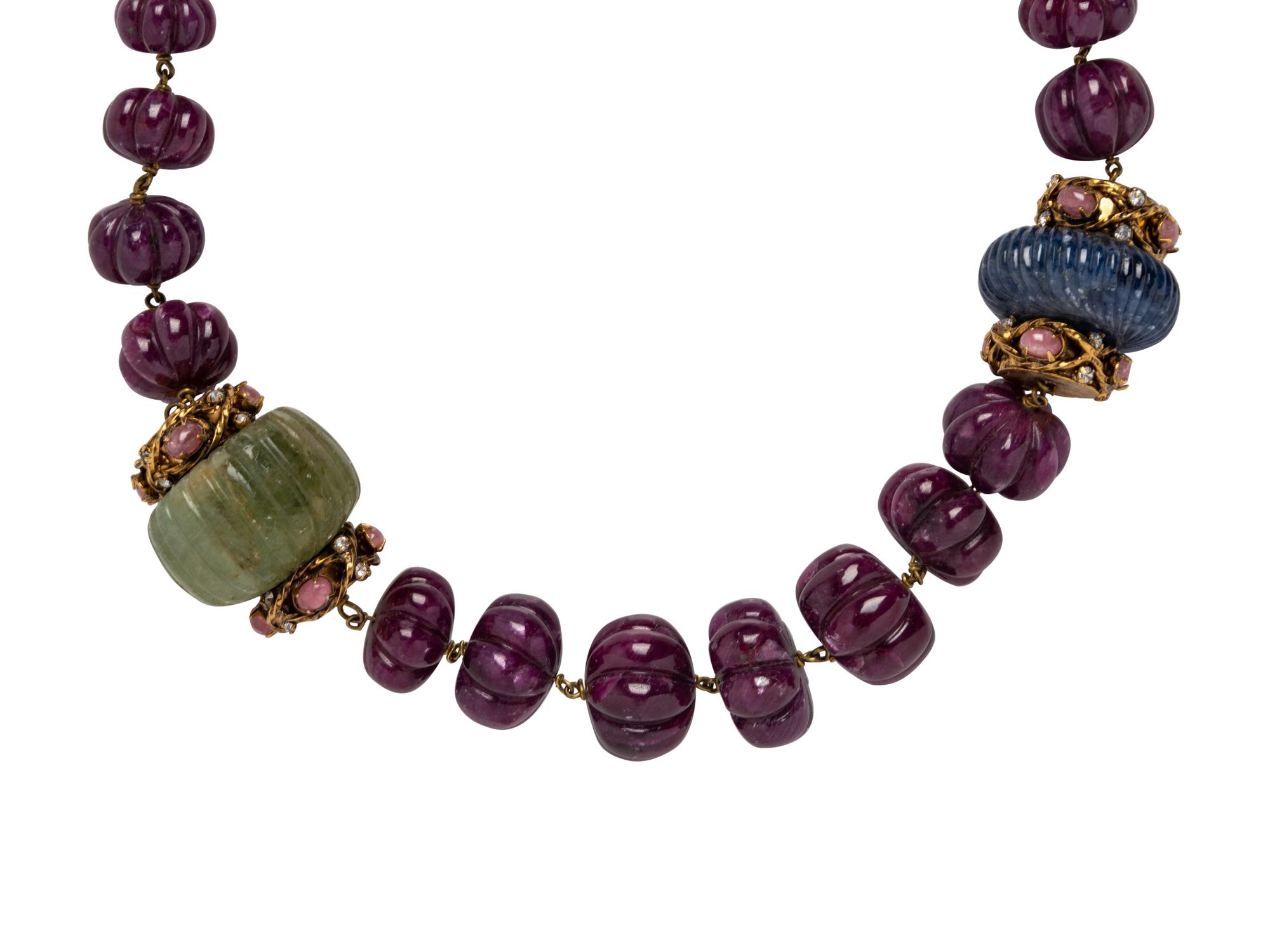 Iradj Moini Ear Clips and Necklace