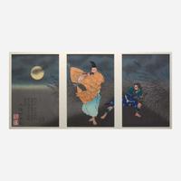 Tsukioka Yoshitoshi 月岡芳年 浮世绘一幅 (Japanese b.1839-d.1892)