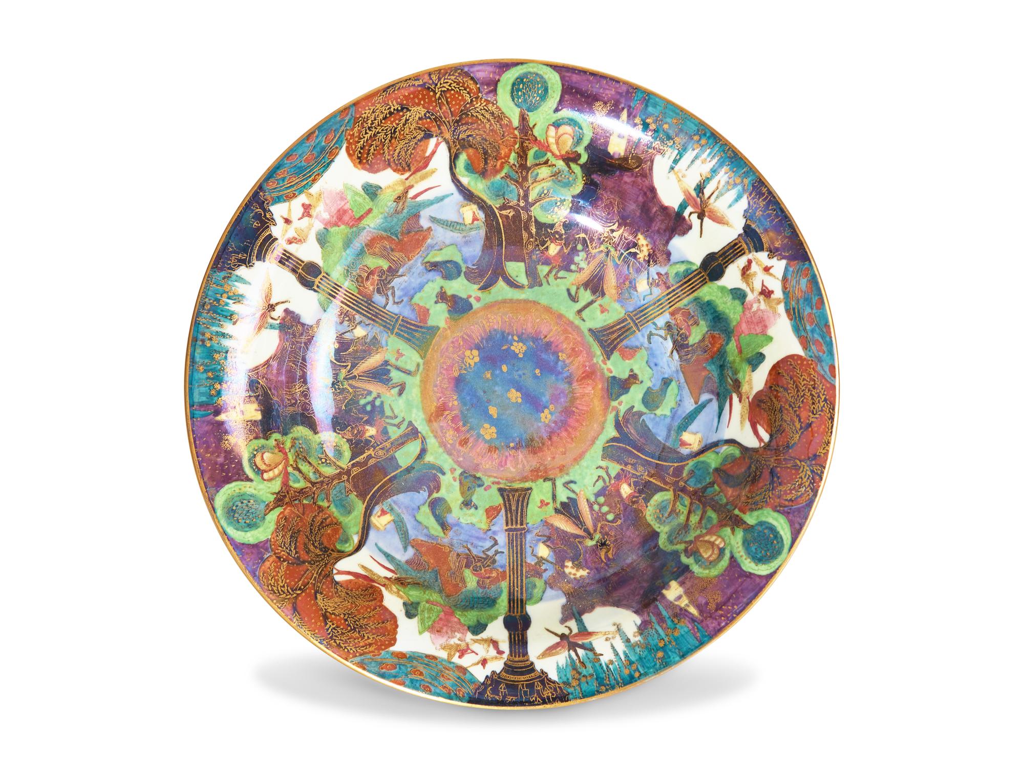 A Wedgwood 'Fairyland' Lustreware Charger