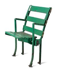 A Vintage Chicago White Sox Comiskey Park Stadium Seat Chair,