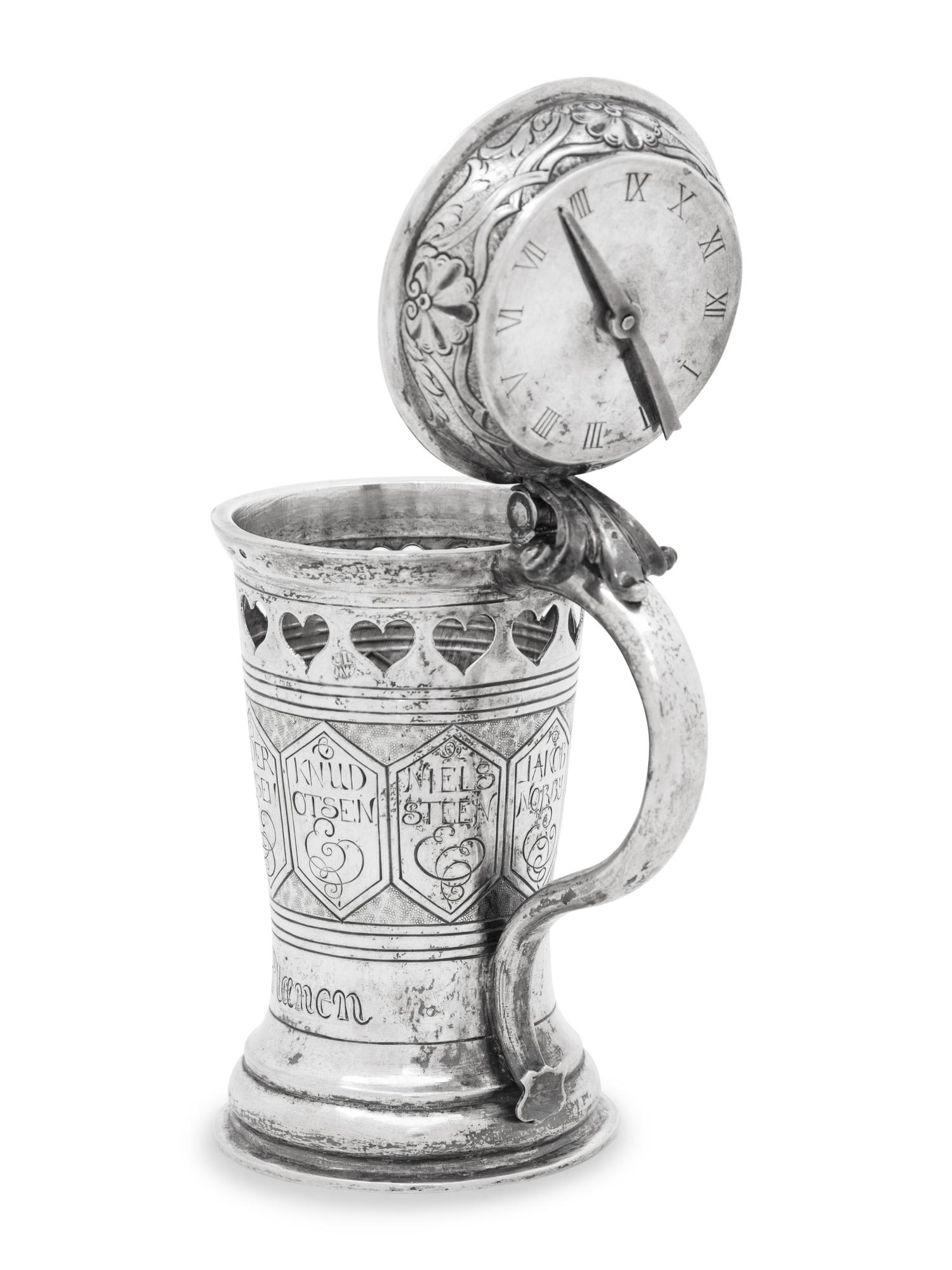 A Danish Silver Gaming Tankard