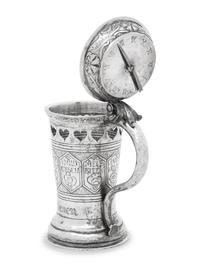 A Danish Silver Gaming Tankard