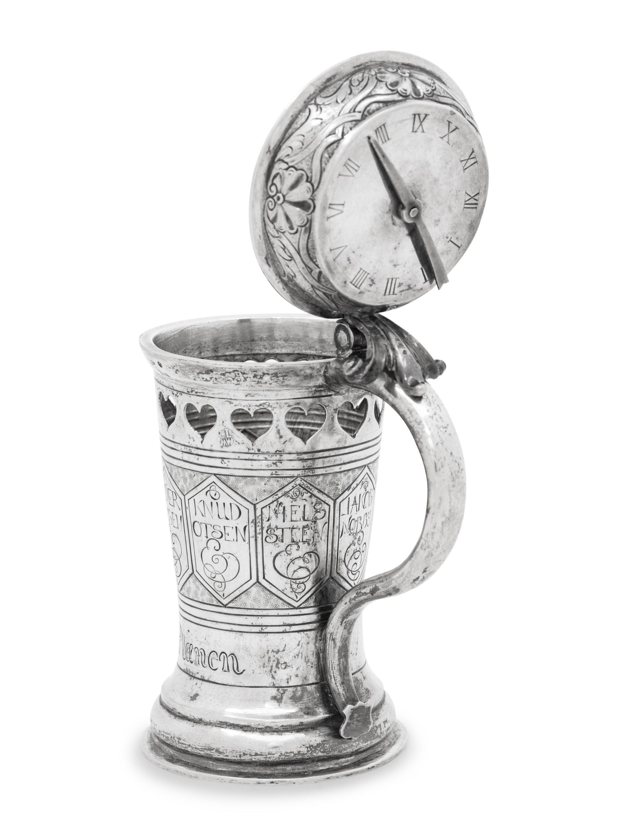 A Danish Silver Gaming Tankard