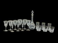 A Saint-Louis Glass Stemware Service