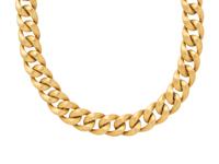 HENRY DUNAY, YELLOW GOLD NECKLACE