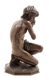 After Jean-Baptiste Carpeaux, (French, 1827-1875), Jeune pecheur a la coquille, 1857