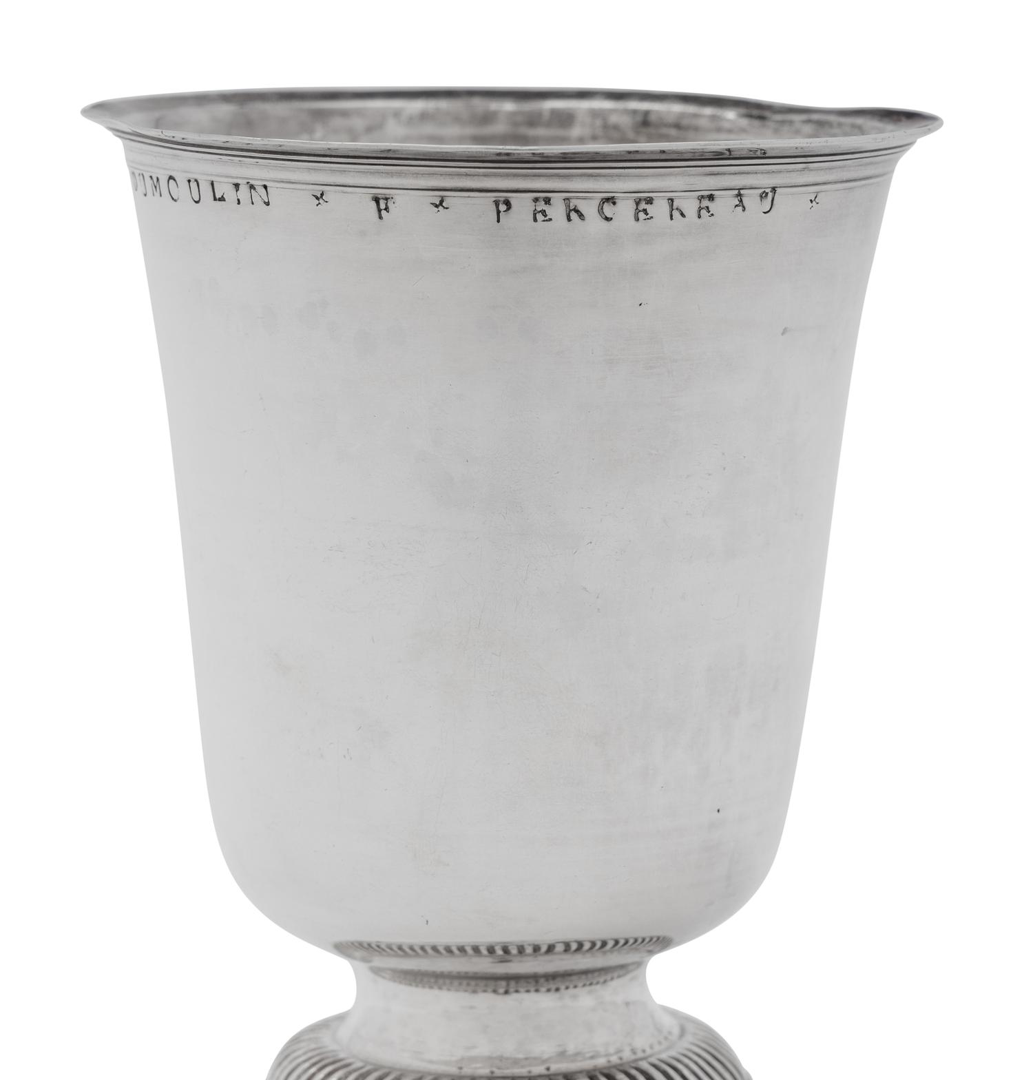 Three French Ancien Régime Silver Beakers