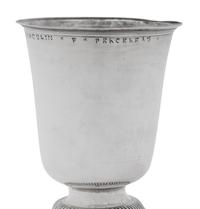 Three French Ancien Régime Silver Beakers