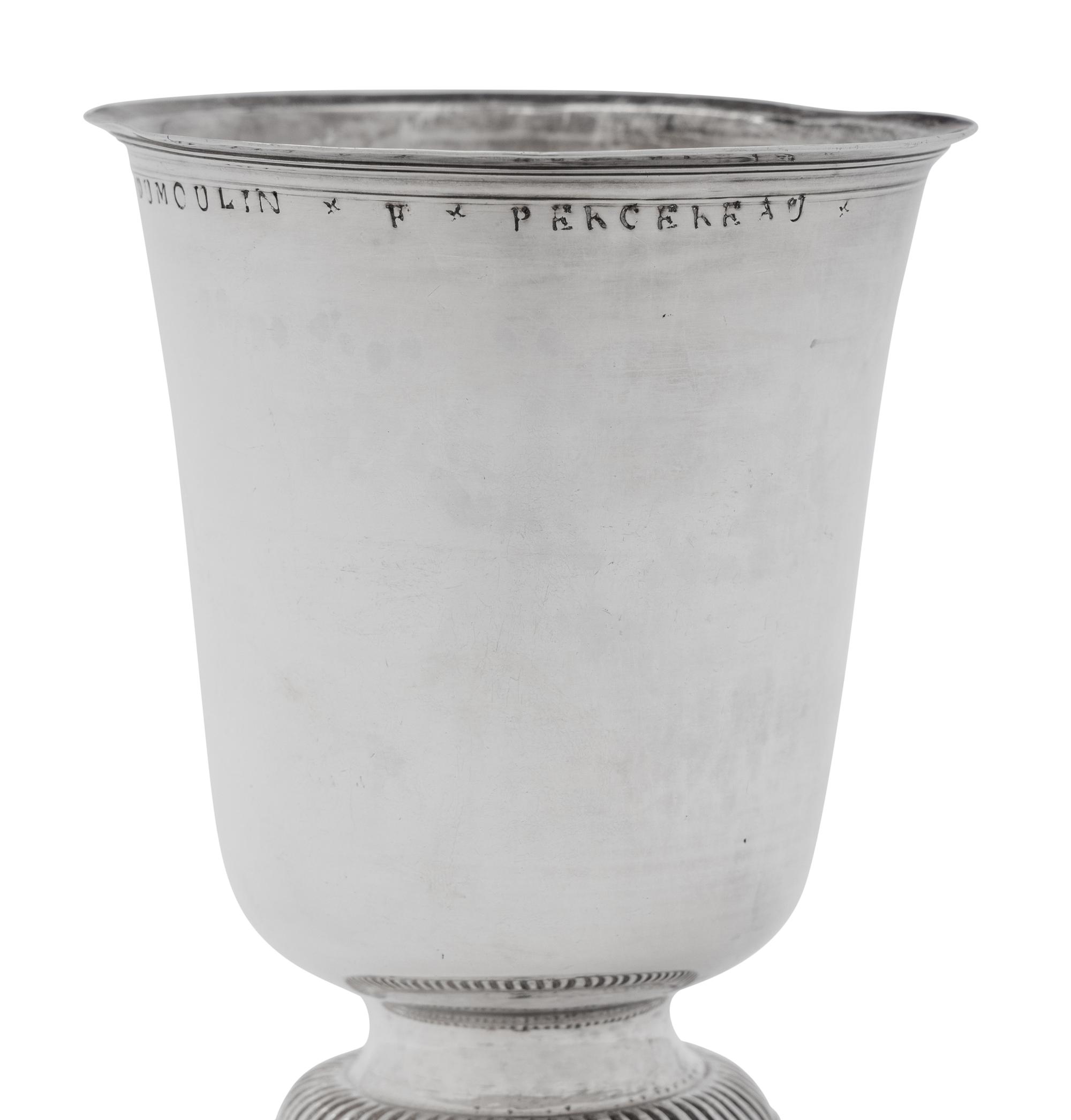 Three French Ancien Régime Silver Beakers