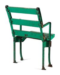 A Vintage Chicago White Sox Comiskey Park Stadium Seat Chair