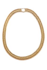 An 18 Karat Yellow Gold Necklace,