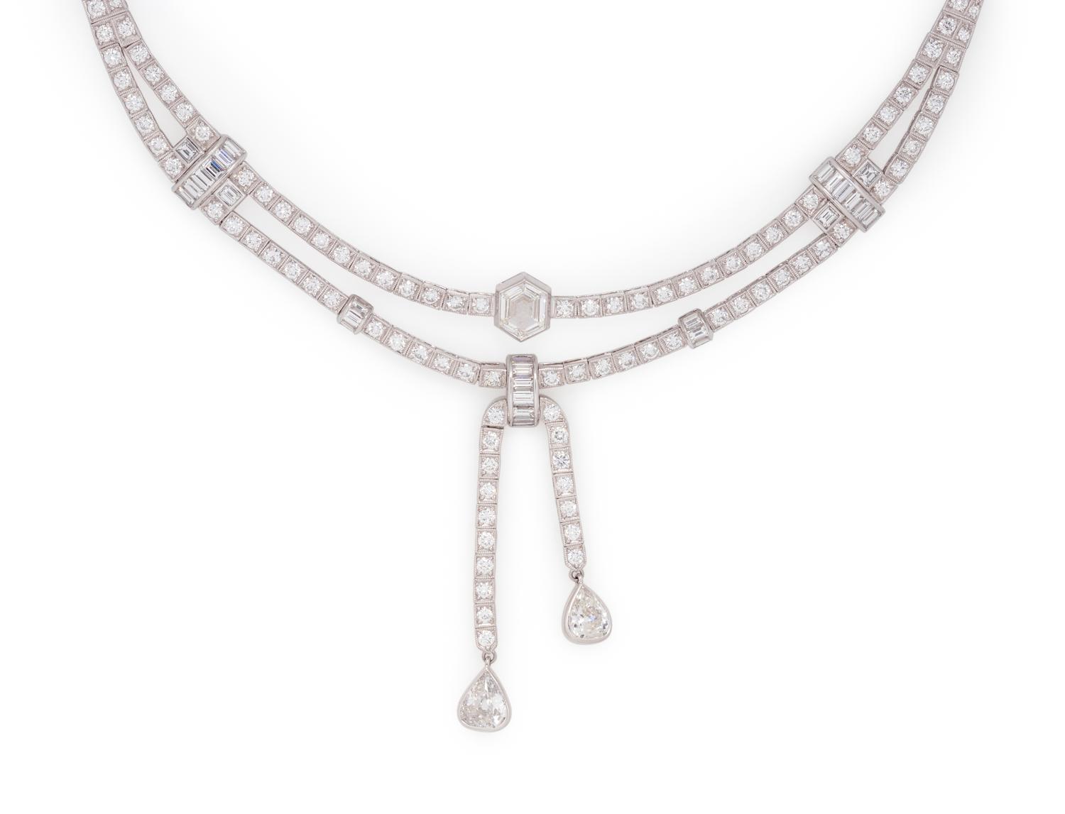 FRED LEIGHTON, DIAMOND NÉGLIGÉE NECKLACE