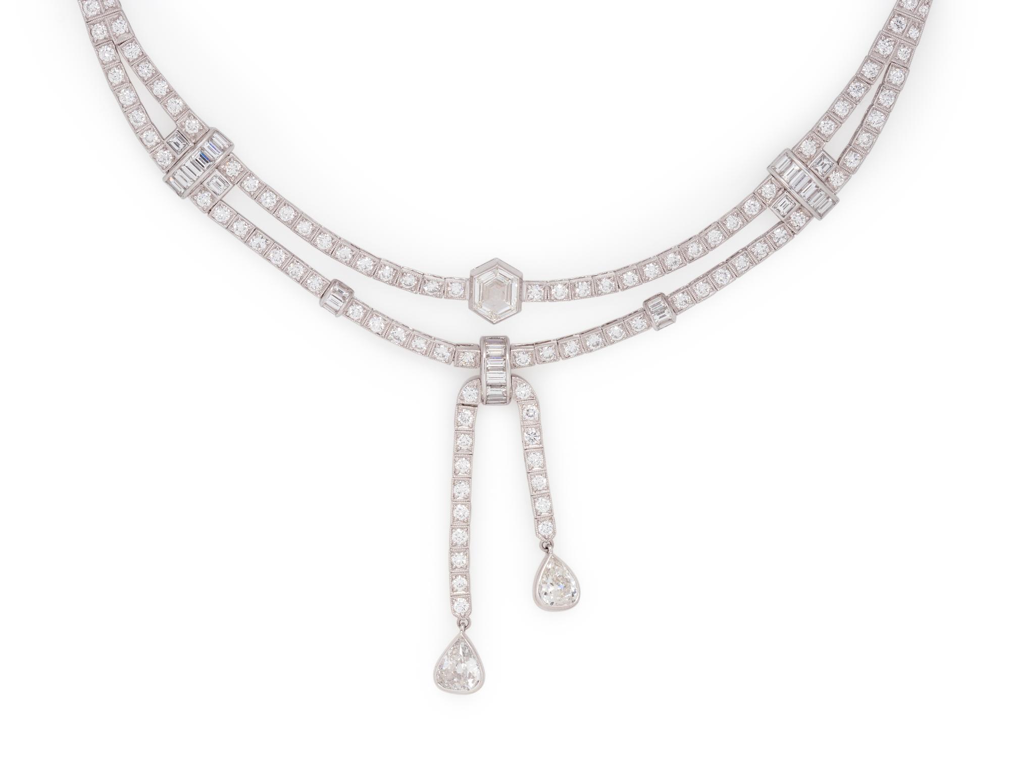 FRED LEIGHTON, DIAMOND NÉGLIGÉE NECKLACE