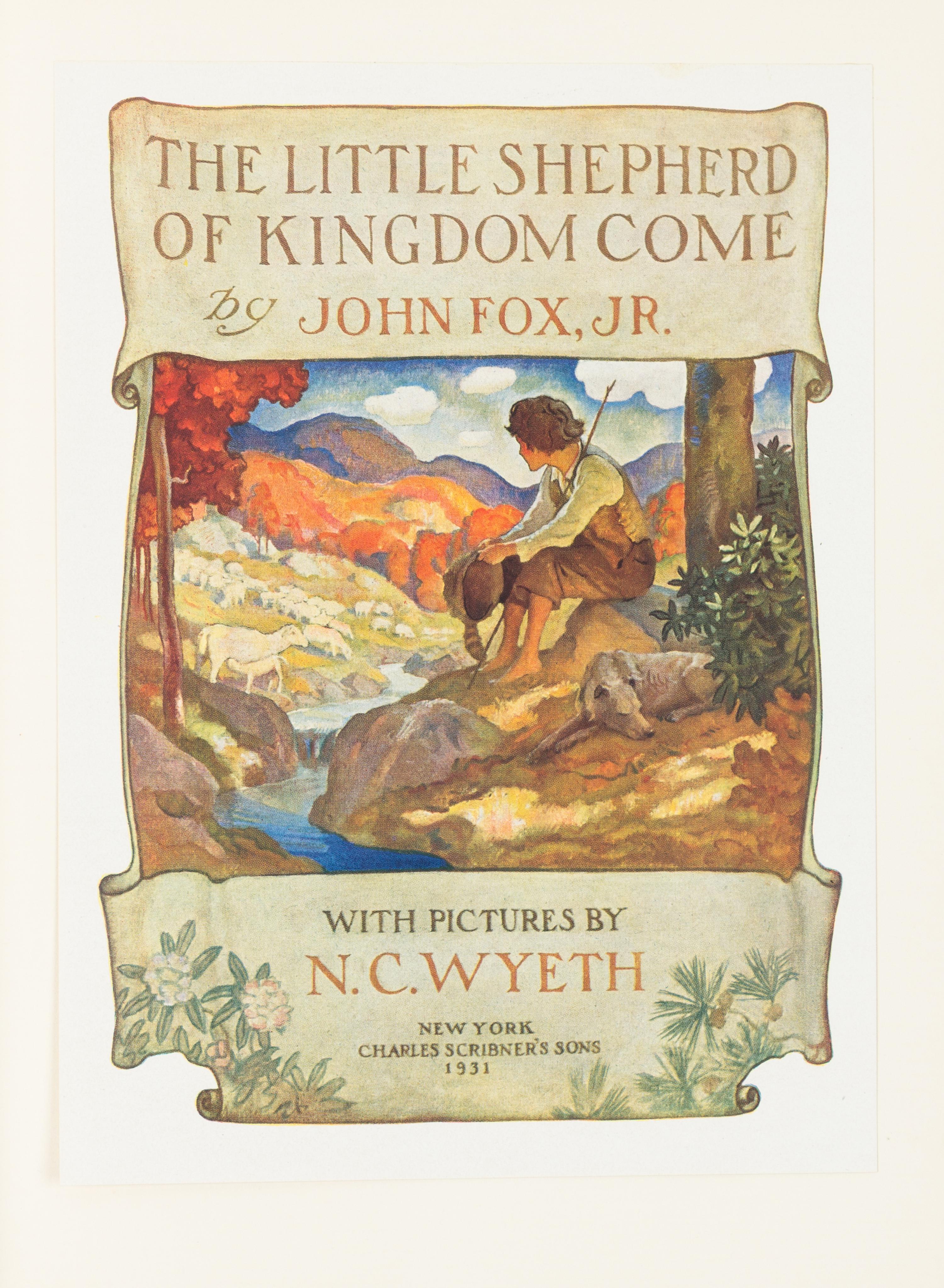 FOX, John Jr. -- N.C. WYETH, illustrator. The Little Shepherd of Kingdom Come. New York, 1931. LIMITED EDITION SIGNED.