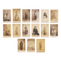 Portraits of Sioux Involved in the 1862 Dakota Uprising in Minnesota